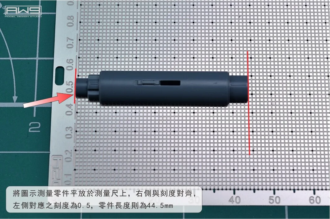 Model Making Tool Etching Sheet Cover Paper Cutting Table Length Measuring Ruler S24 3D Printer Parts
