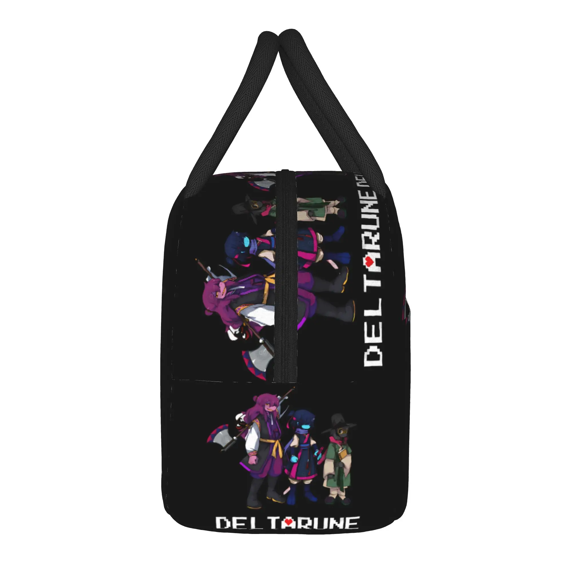Deltarune Game Poster Lunch Bag For Women  Print Lunch Box Casual Travel Cooler Bag Portable Oxford Tote Food Bags
