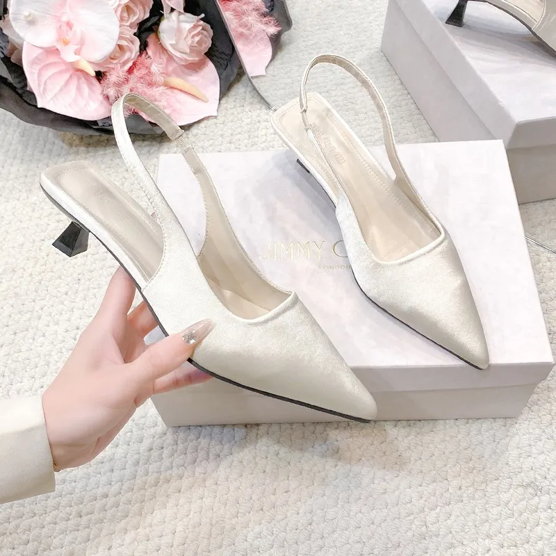 New Sexy Women High Heels Luxury Pointed Toe Women's Pumps Fashion Shallow Sandals Stiletto Heels Women Party Wedding Shoes