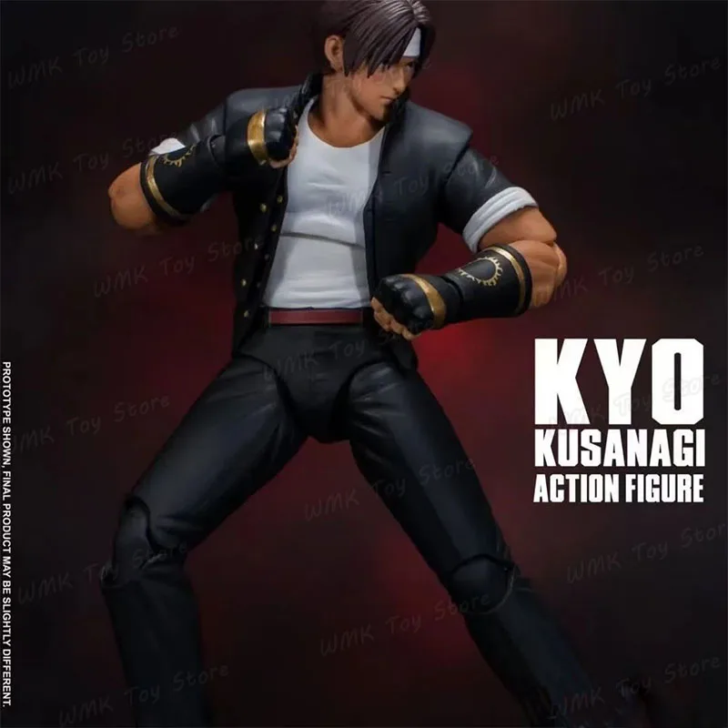Figuras del rey de los luchadores Kyo Kusanagi figura de Anime Kusanagi colección de estatuillas de acción modelo escritorio decoración personalizada