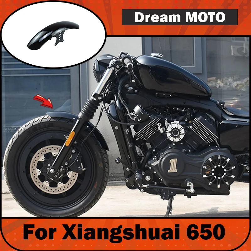【Premium】For Xiangshuai 650 modified short front fender. Special accessories for front wheel mudguards and water shields – insta