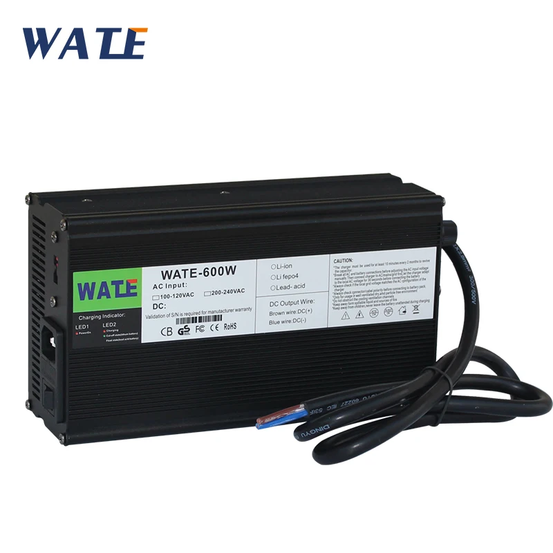 

29.4V 20A Charger 24V Li-ion Battery Smart Charger Used for 7S 24V Li-ion Battery Auto-Stop Smart Tools Aluminum shell