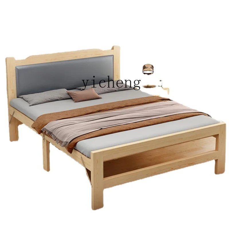 

Xl Folding Bed Single Adult Simple Office Portable Nap Solid Wood Double Bed