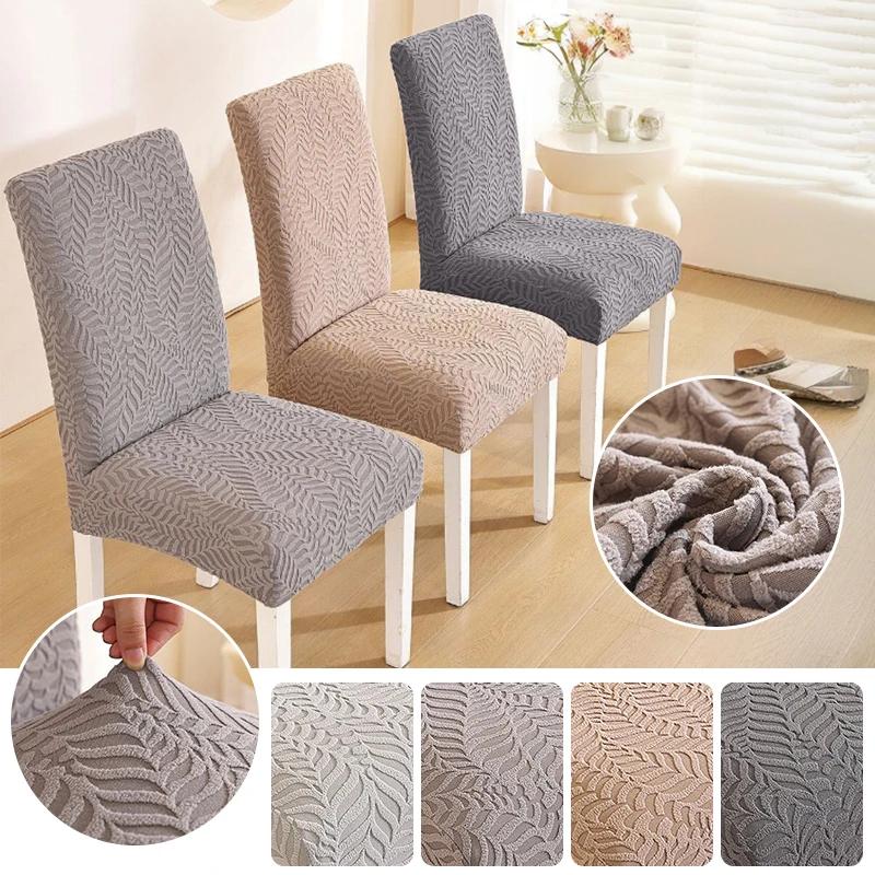 Verdickter Stuhlbezug aus Spandex, Stretch-Blätter, Schonbezüge, Stuhl-Sitzbezüge für Küche, Esszimmer, Hochzeit, Bankett, Projekte