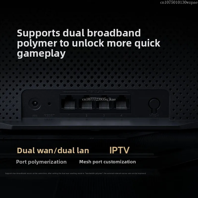 XIAOMI MIJIA Router BE3600 (Schwarz) Wanddurchdringender Hochgeschwindigkeits-Dual-Band-Router für zu Hause WiFi7 MLO Dual-Band Aggregation