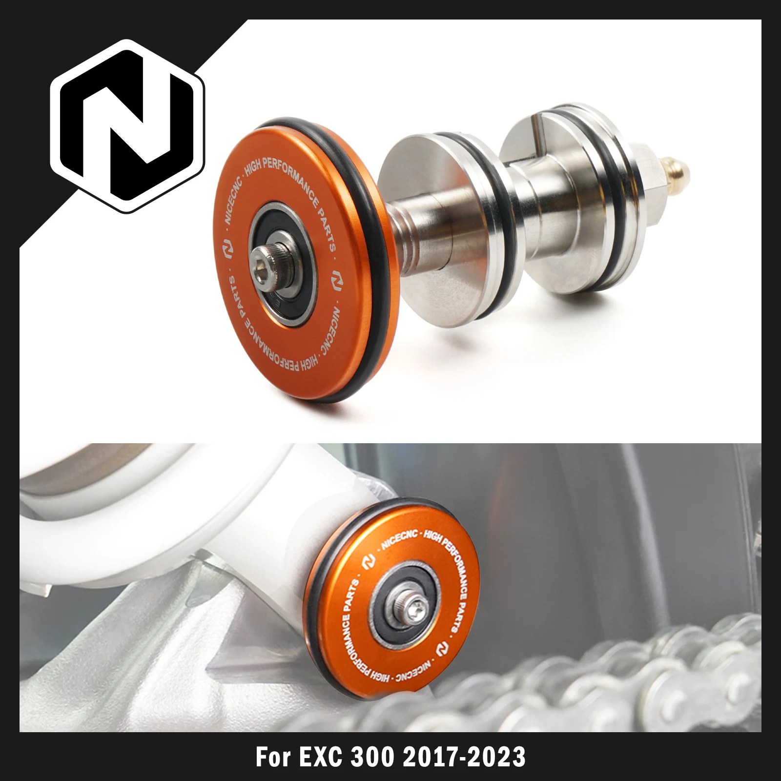 

NICECNC For KTM 2017-2023 EXC 300 TPI EXC 250 EXCF 350 EXC 450 XCW 300 Six Days TPI XCFW Rear Shock PDS Swingarm Protector