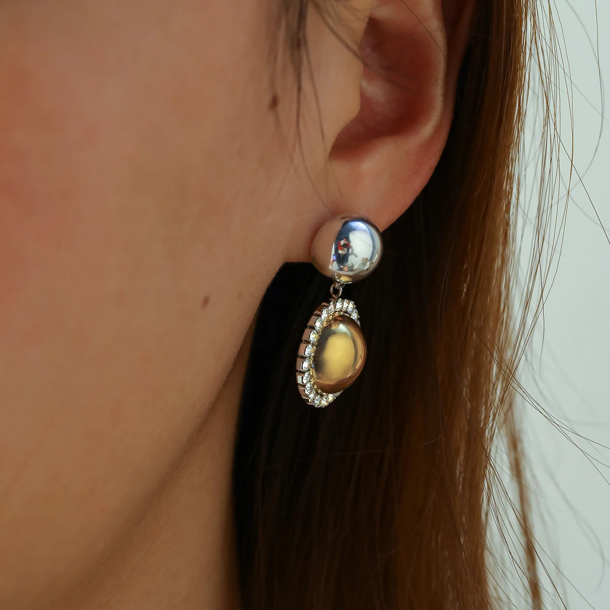 

Personalized Inlaid Zircon Stud Earrings Ring PVD Gold Plated Stainless Steel Nordic Style Fashion Luxury Jewelry Sets For Women