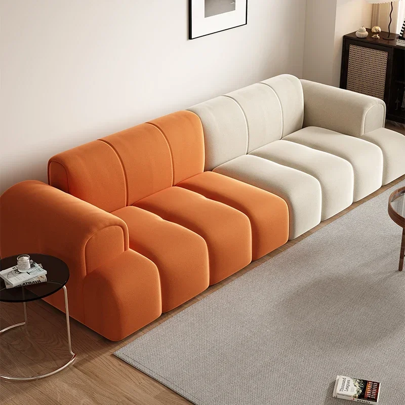 

Nordic Luxury Soft Sofas Two Seater Bedroom Modern Modern Sofas Floor White Daybed Divani Da Soggiorno Bedroom Furniture