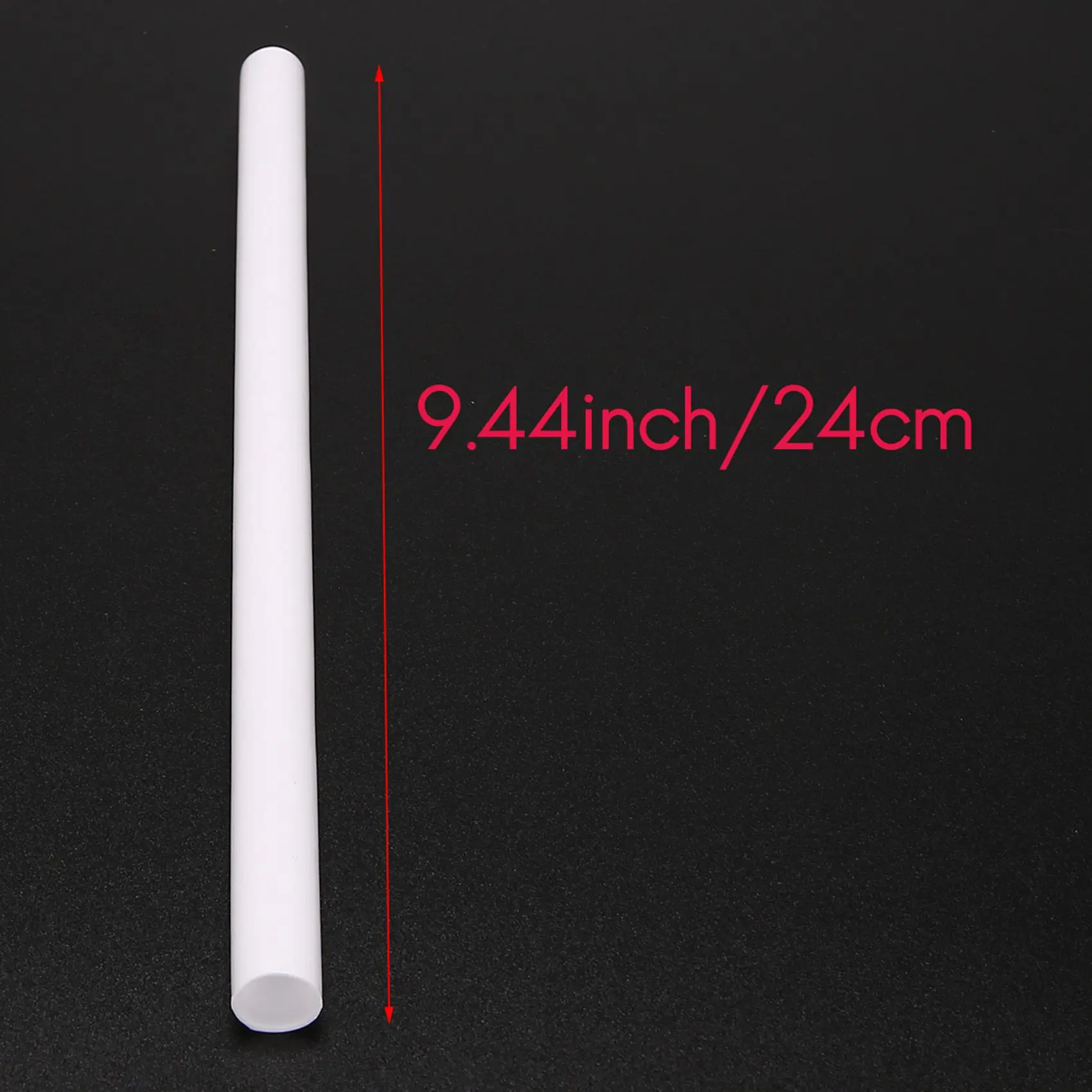 REST 50 Pieces Plastic White Cake Dowel Rods for Tiered Cake Construction and Stacking (0.4 Inch Diameter 9.5 Inch Length)