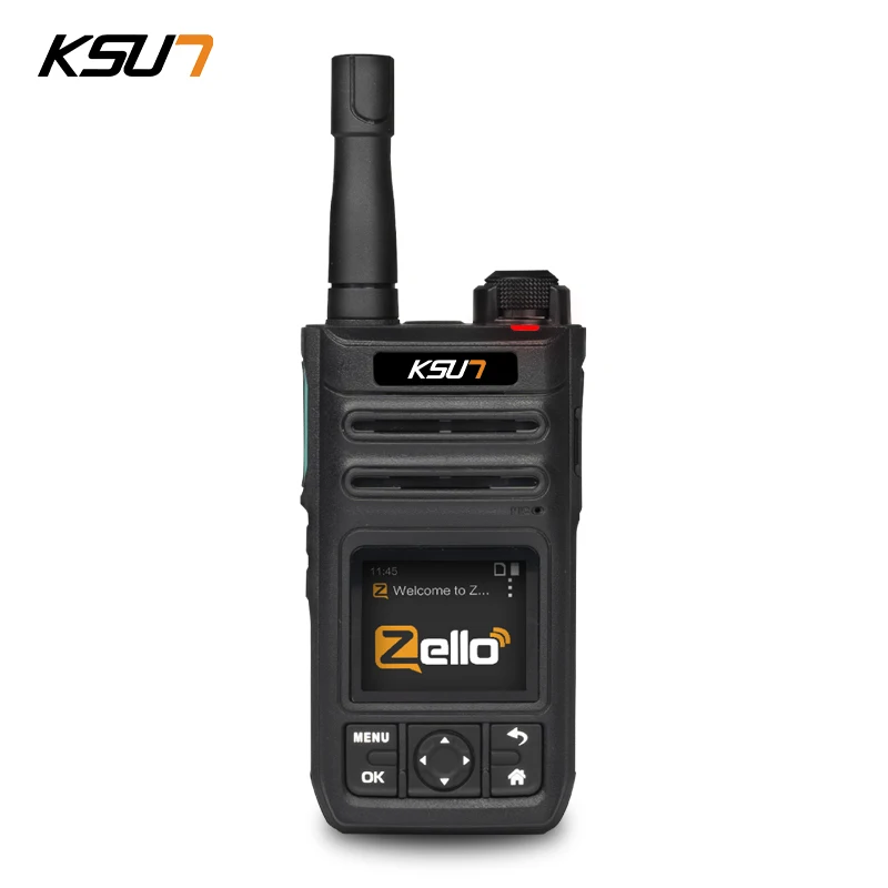 Zello Walkie Talkie 4G Wifi Wireless Radio Station SIM Real PTT Android Mobile Phone Radio Long Range Professional KSUN ZL30