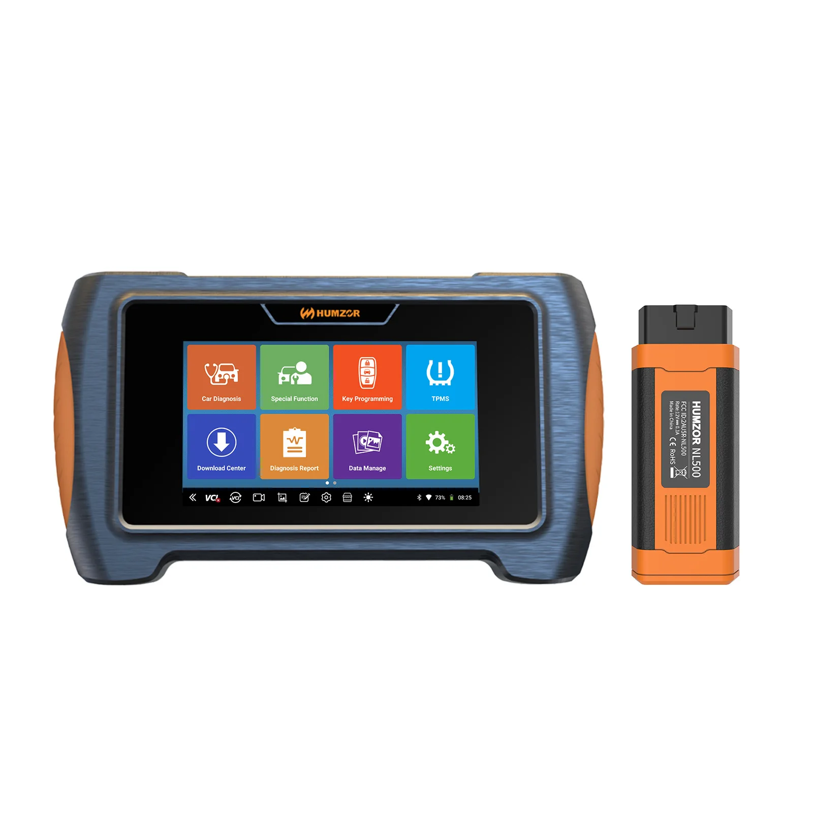 الماسح الضوئي NP716 مقاس 7 بوصات WiFi/BT Obd2 - أداة تشخيص متعددة اللغات للسيارات والشاحنات وسيارات الدفع الرباعي