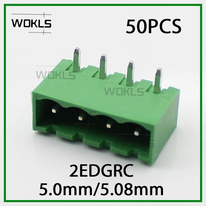 50PCS  PCB PLUG-IN TEMINAL BLOCK  2EDGRC 5.0MM 5.08mm MSTBA2.5/-G-5.08 2EHDRC