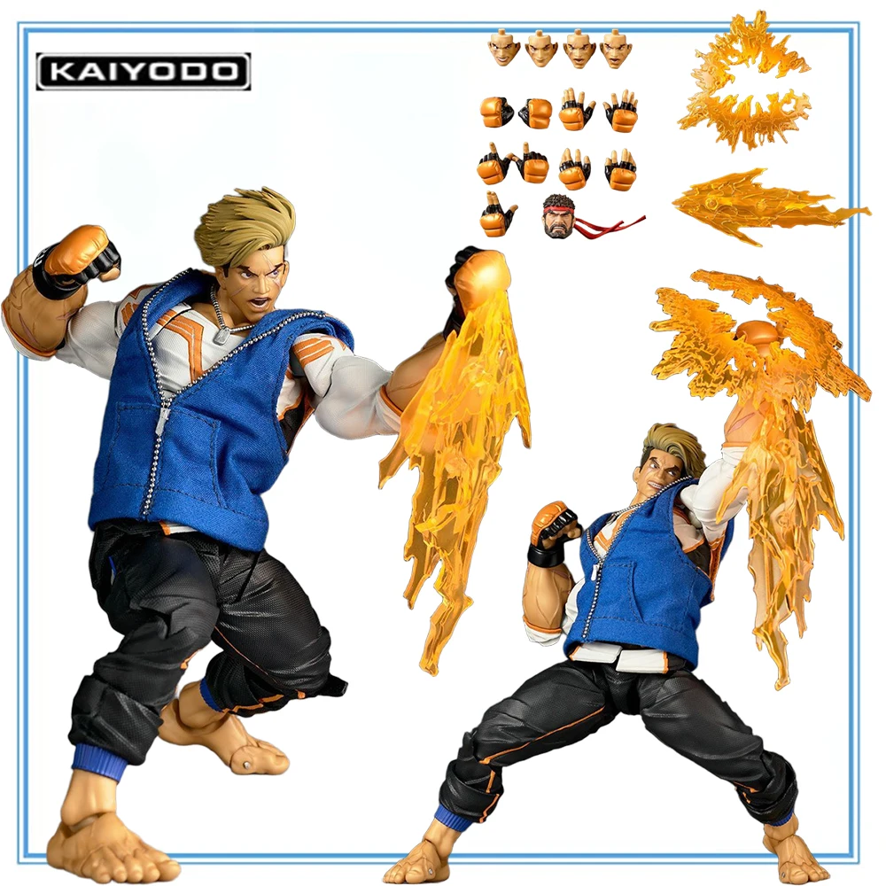 

100% Original Kaiyodo Amazing Yamaguchi Revoltech Street Fighter 6 Luke Sullivan Action Figure Collection Series Garage Kit
