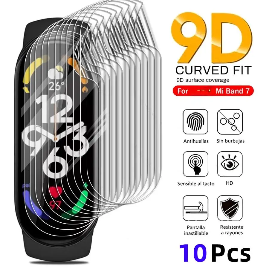 Mi Band 7 Hydrogel Film Screen Protector For Xiaomi Mi Band 7 7NFC Protective Film For Mi Band7 Miband7 Smartwatch Accessories