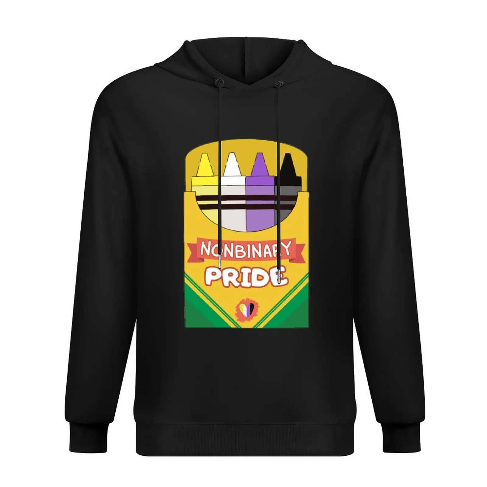 

NonBinary Pride Crayons Hoodie anime clothing men's clothes men clothes men wear new in hoodies and blouses