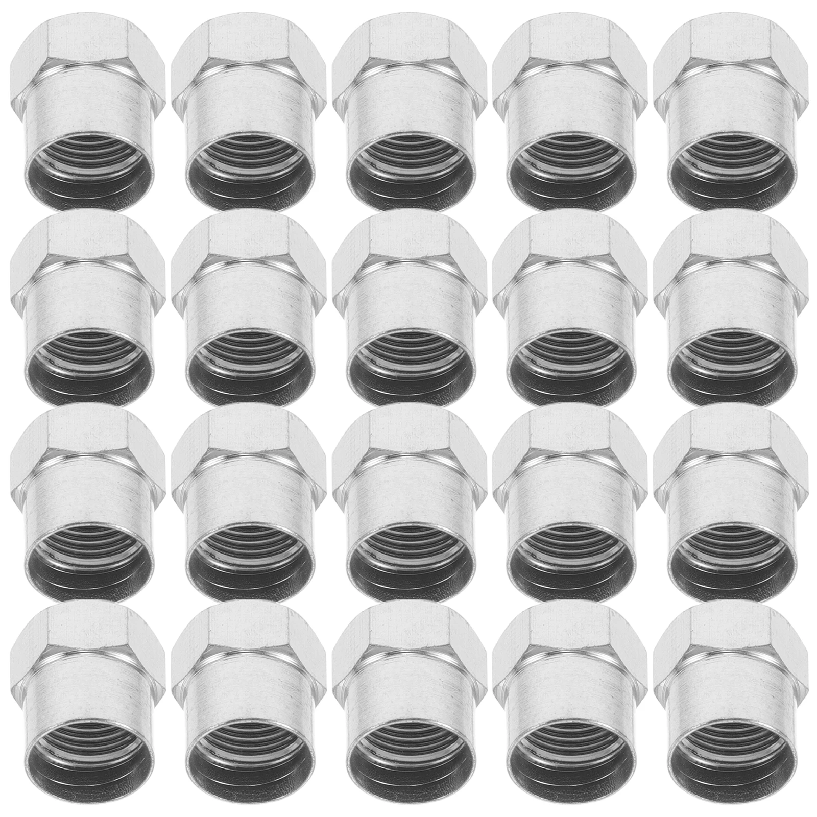 

20pcs Tire Valve Stem Caps Car Wheel Tyre Covers Abs Material Easy Installation Durable Automotive Exterior Accessories For