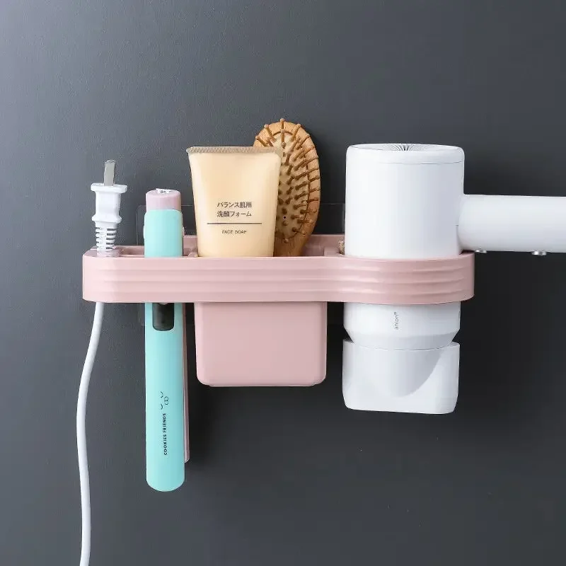 Toilettenlagerregal, wärmeloze Lockenwickler, Lockenstabhalter, Badezimmermöbel, Aufbewahrung, Aufbewahrung zu Hause