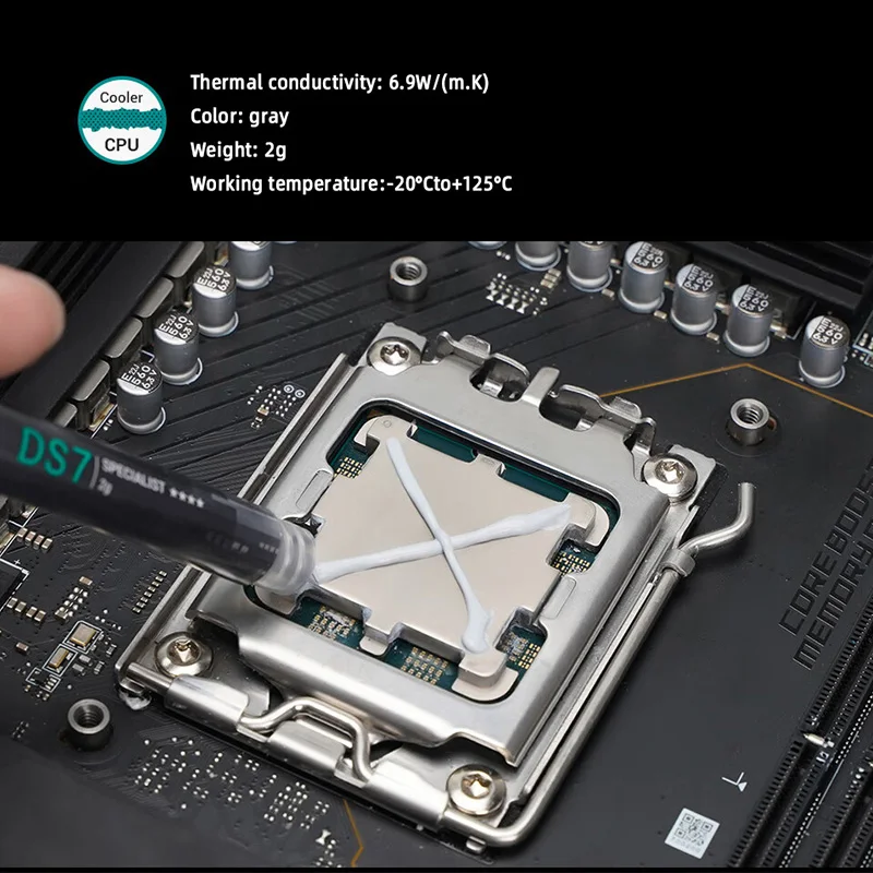 Deepcool DS7 Thermal Conductive Grease Paste Silicone Plaster Heat Sink Compound For Cpu Computer Heat-Dissipating Paste