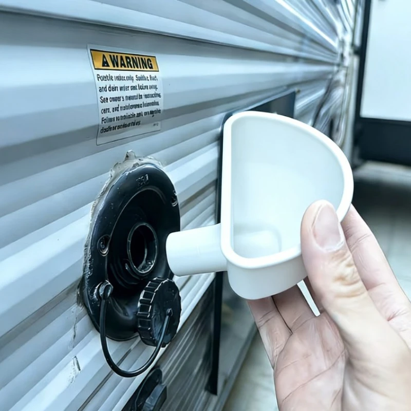

For RV Trailer Water Tank Funnel New Fresh Water Tank Filling Funnel 3D Printed Universal Wide Application