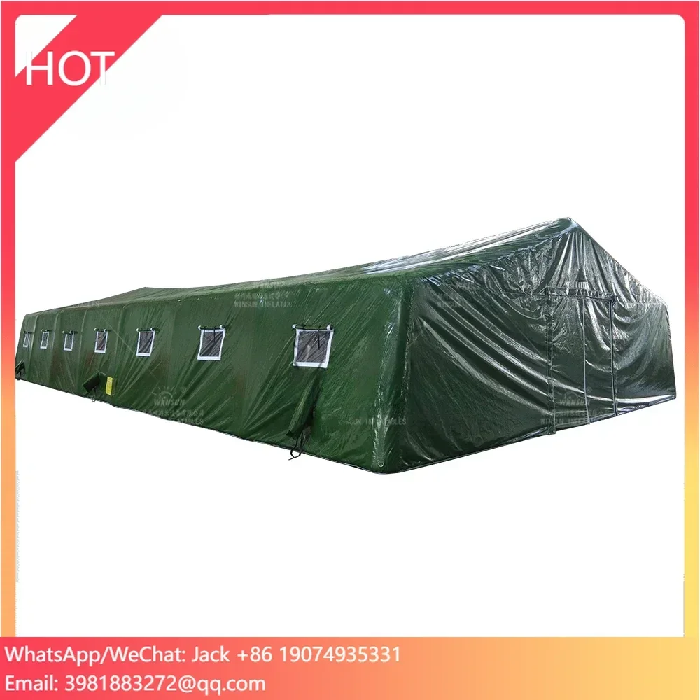 Rescate de incendio, alivio de desastres, prevención de epidemias, camuflaje médico, tienda inflable de emergencia para comando