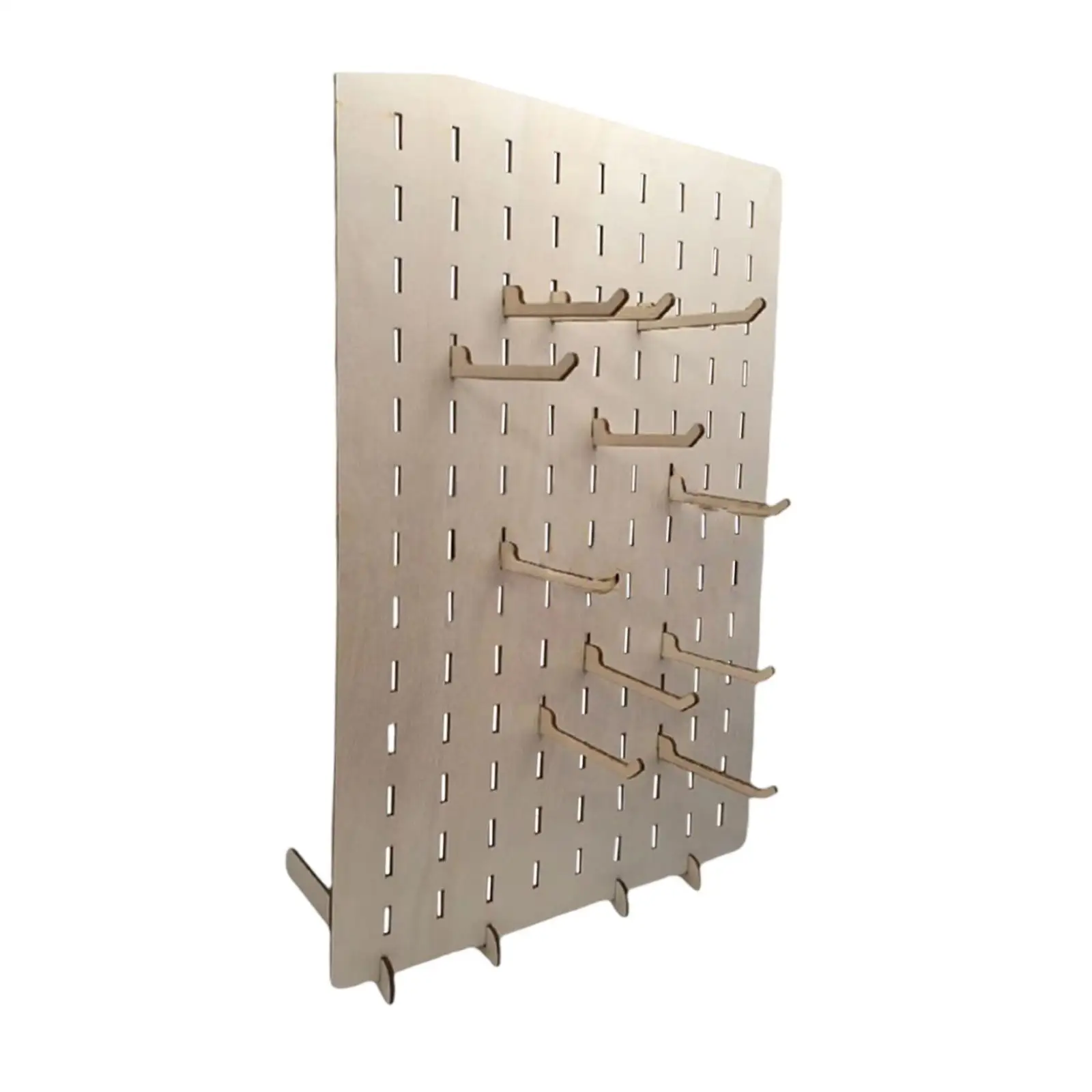

Jewelry Organizer Keychain Holder Versatile Presentation Wood Jewelry Hanger Storage Rack for Bracelets Earrings Home Counter