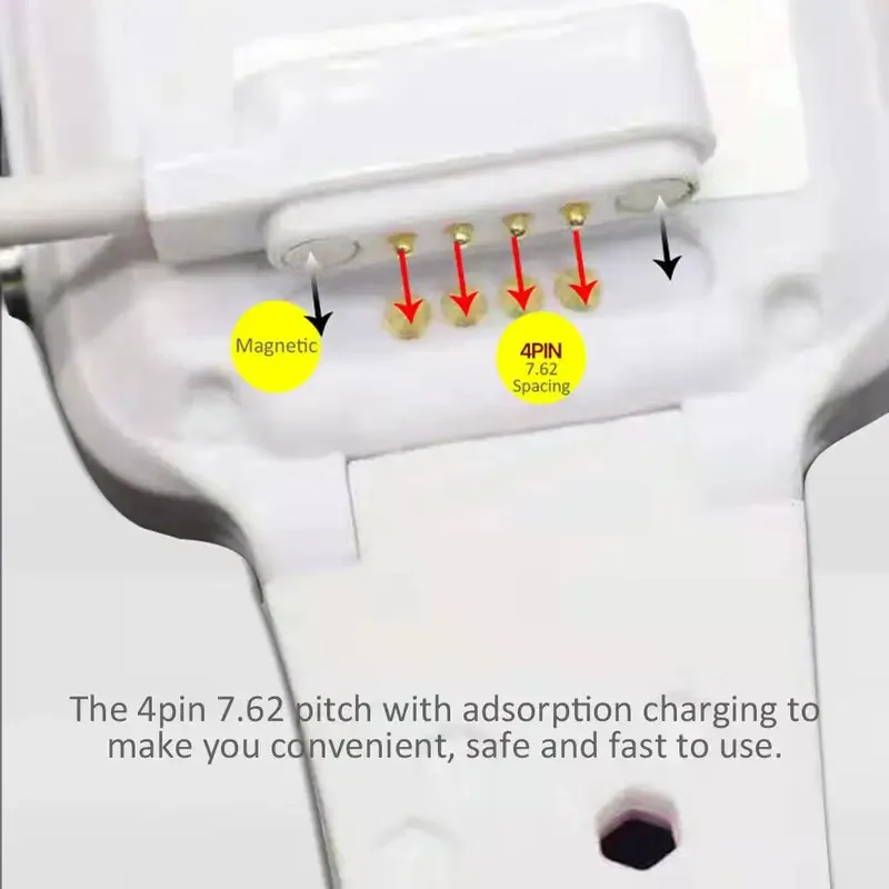 

4pin 7.62 Pitch Smart Watch Charging Cable Kid Watch USB Fast Charger Data Cable Adapter Accessories