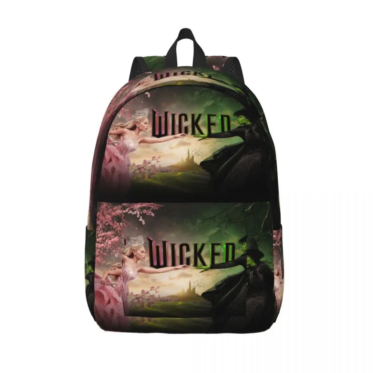 

Модный холщовый рюкзак W-Wickeds Moive на заказ для женщин и мужчин, модная сумка для книг для школы, колледжа, музыкальные сумки Moive
