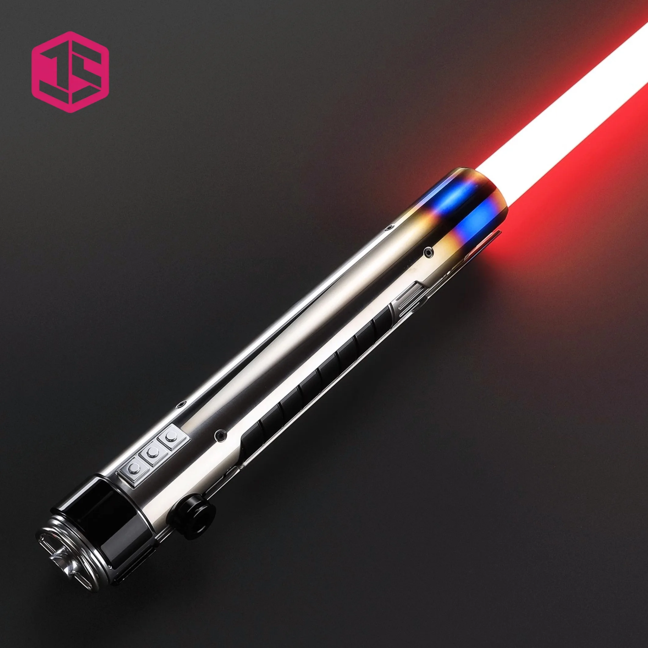 Lightsaber Jedi Neopixel Lightsaber Metal Hilt Heavy Dueling Sensitive Smooth Infinite Changing Hitting Sound JS Light Saber
