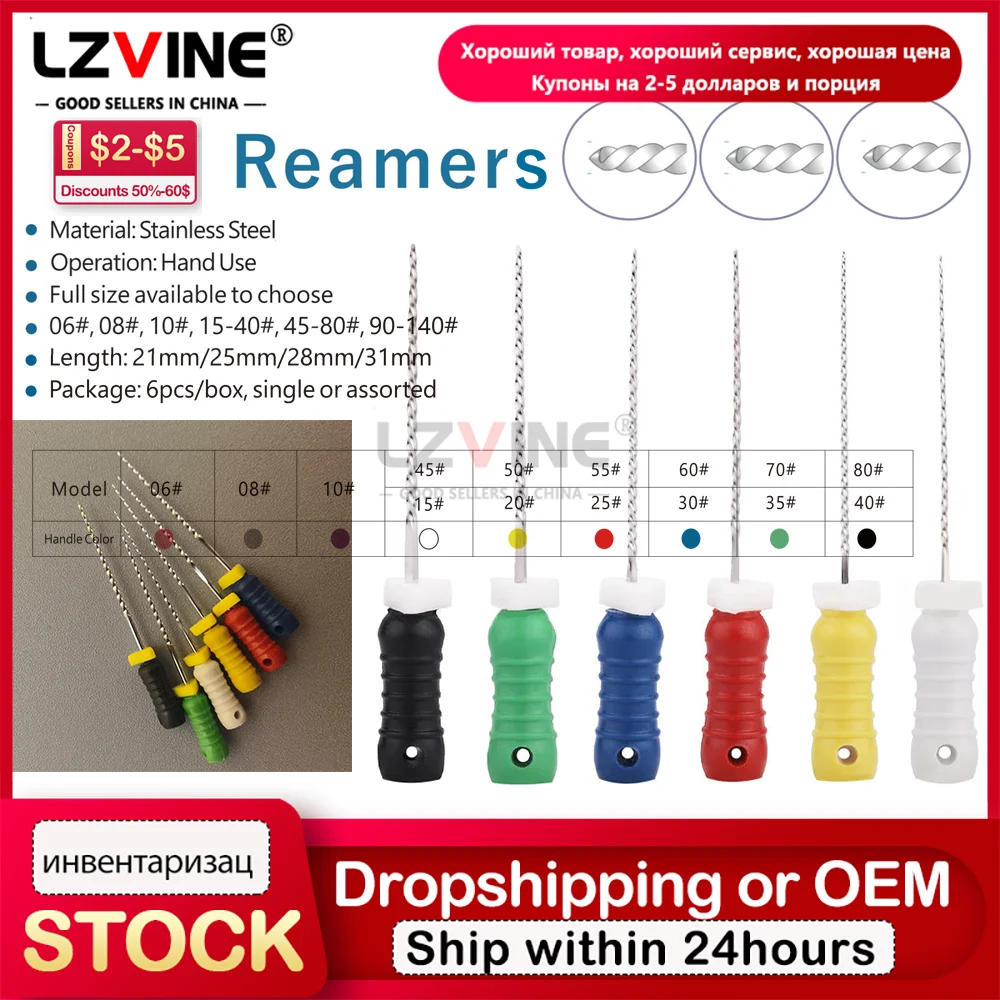 

Dental Reamers R-File 25mm #15-40 Hand Use files 15-40#Endodontic Instruments 06# H/K/R/C+File Dentist Tools Root Cancel Needle