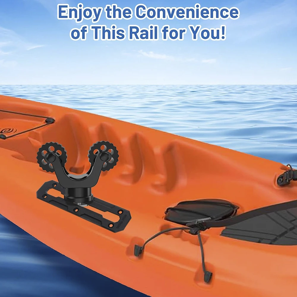 

3 шт. 6/9/12 дюймов, одна каяка, направляющая для каяков, кронштейн для крепления на рейку, крепление для каяков, низкопрофильная гусеница с 24 винтами