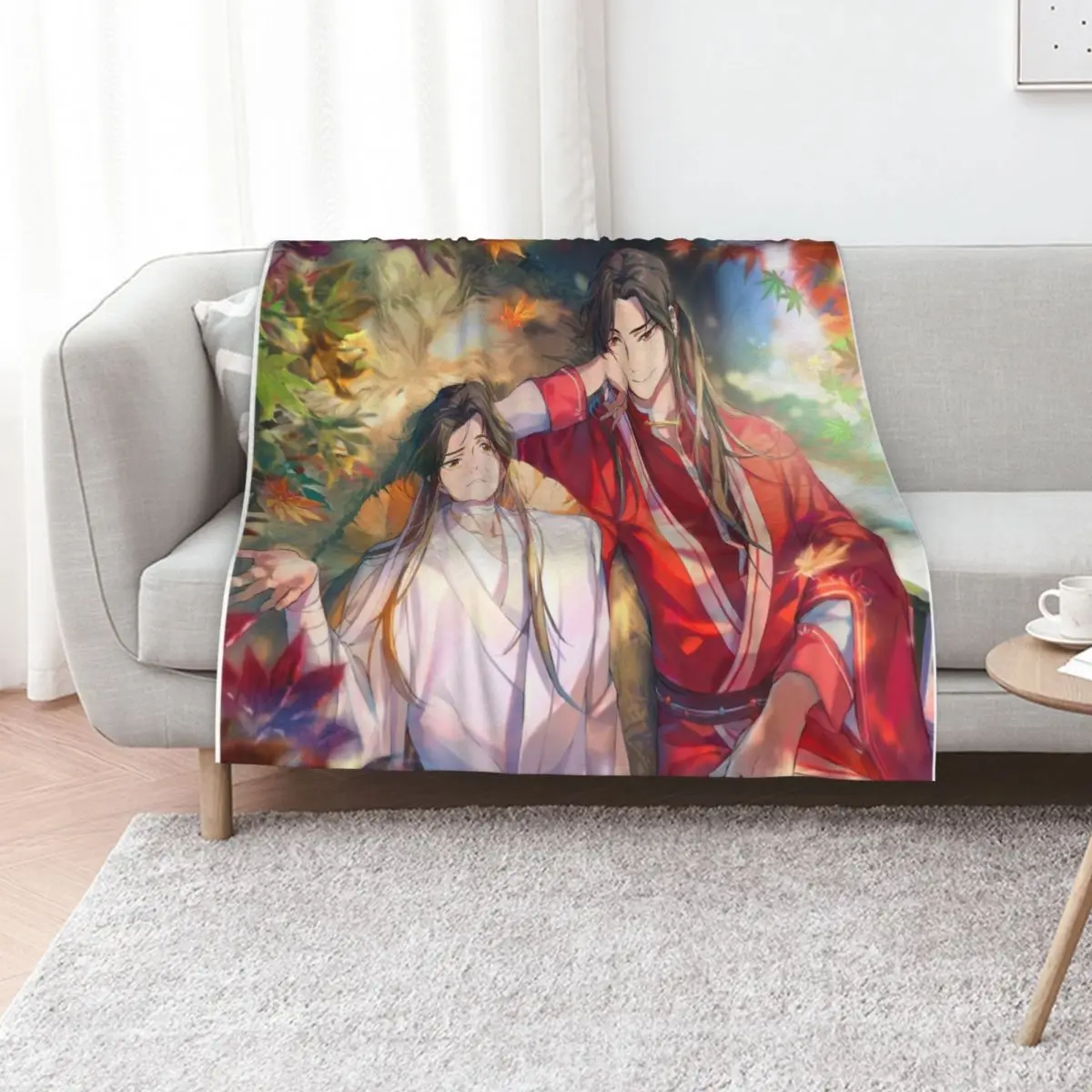 

TGCF Hualian 4 Throw Blanket Retros Large wednesday Blankets For Sofas Blankets