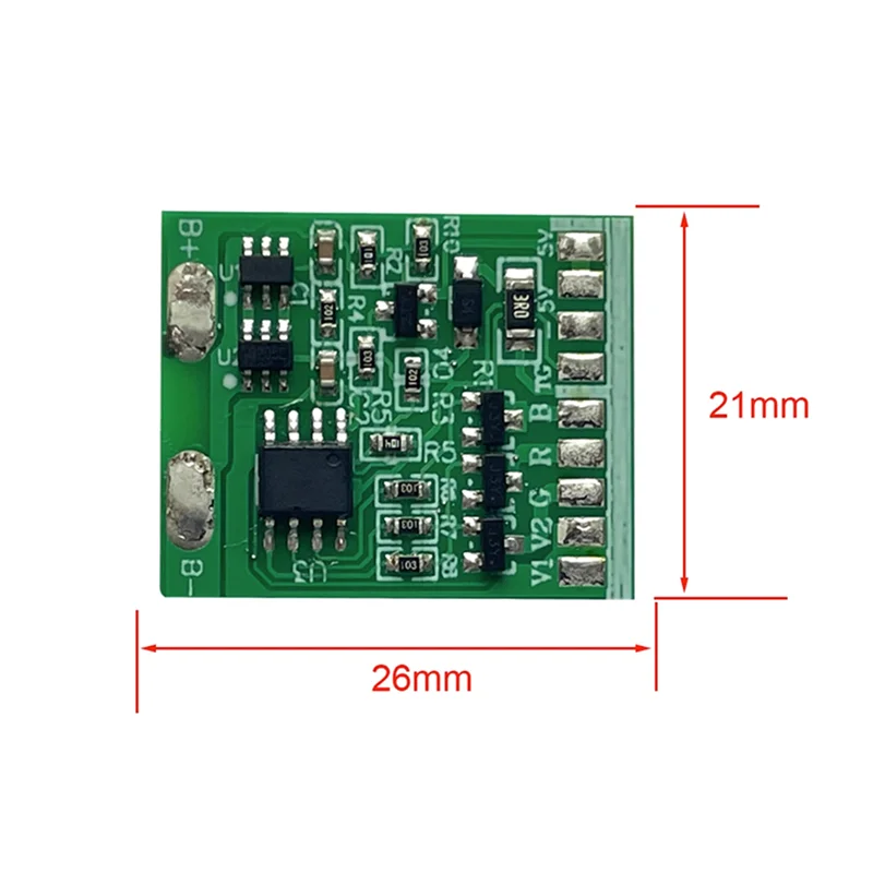 3-5V RGB Colorful LED Module Button Switching 11 Kinds of Flashing Suitable for Displaying Handicrafts LED Control