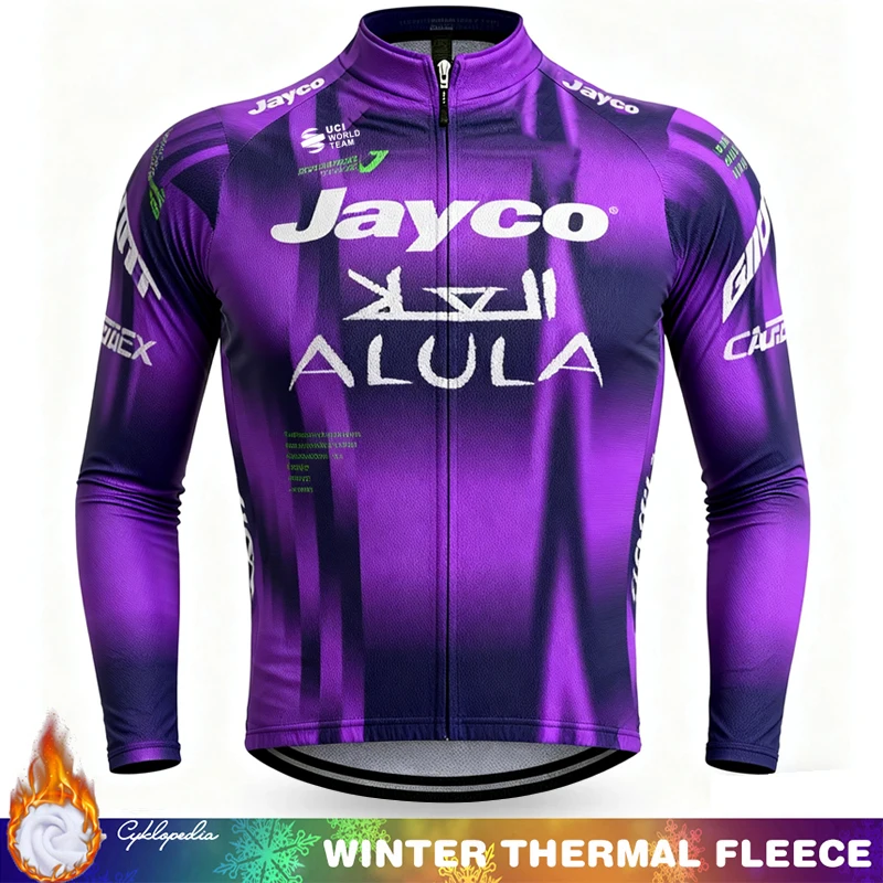 

Winter Thermal Fleece Cycling Jersey Man Road Bikes JAYCO Men Mens Clothes Retro Bike Men's Clothing 2026 Ciclismo Hombre Mtb