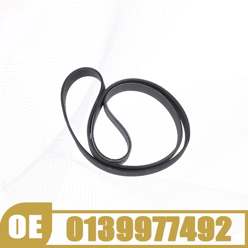 1 PCS Engine Serpentine V Drive Belt 0139977492 Black Rubber For Mercedes Benz W203 W204 W211 C-E-CLASS CLK C180 C200 C230 E200