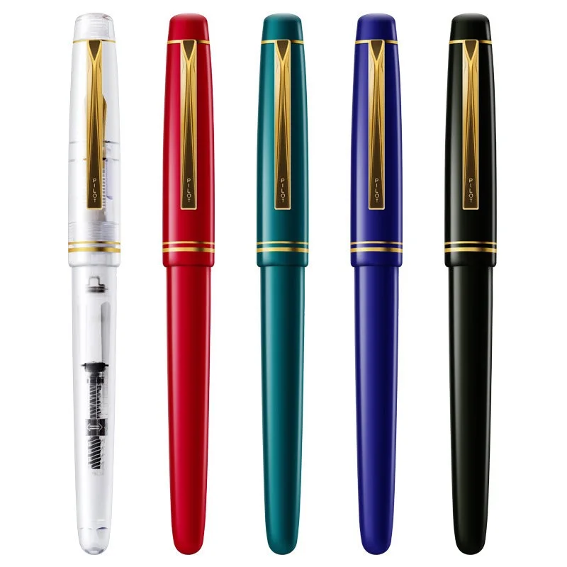 2026 New PILOT 78g Transparent 78g+ 22k Golden Original Iridium Fountain Pen Students Practice Calligraphy Ef F M Nib Ink