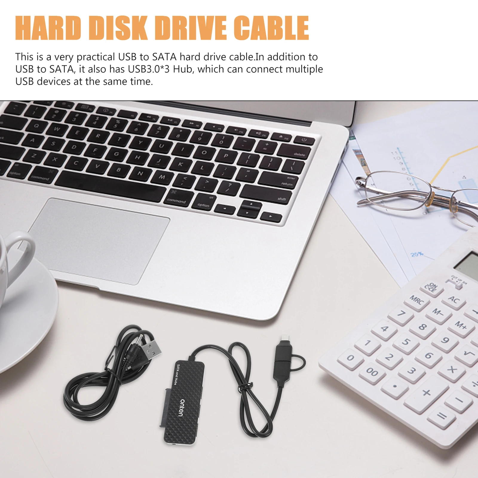 

Usb C to Ssd Powered Hub Adaptor Usb-c Usb-a Adapter Converter Case Hard Drive Connector