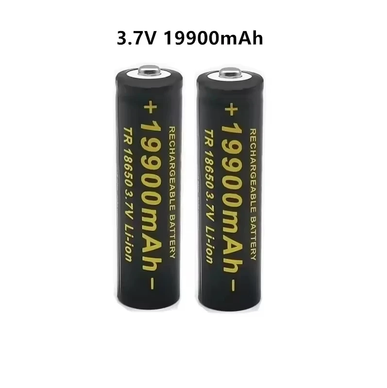 Free Shiping 2024 100% Genuine New 3.7V 18650 Battery 19900Mah High Capacity Battery, Lithium-ion Battery for Flashlight Battery