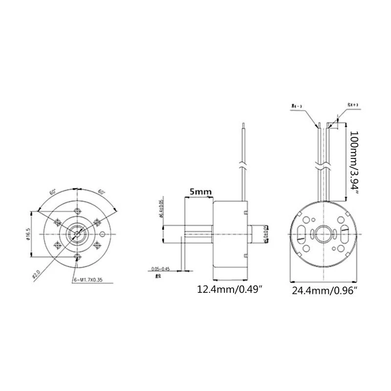 DC1.5V 3V 4,5 В 5 В 6 В. мощный двигатель RF300 Солнечный двигатель для ремонта DIY -игрушек 2PIN 2 Диаметр вала 2 мм. Лучшая