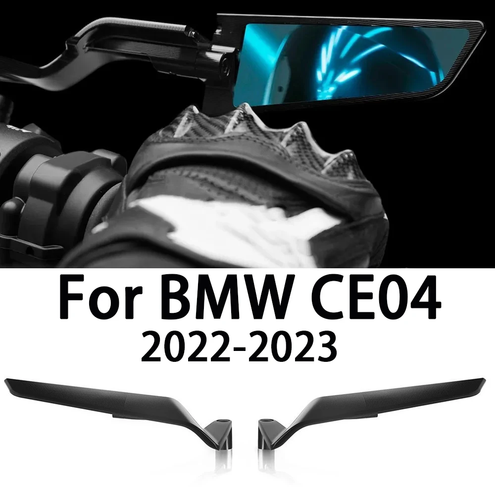 

For BMW CE04 Mirrors 2022-2023 New Motorcycle CE04 Mirrors Stealth Mirrors CE04 Sports Winglets Mirror Kit Adjustable Mirrors