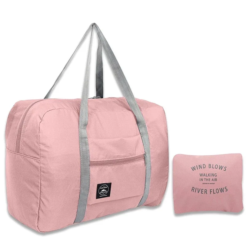 Borsa da viaggio pieghevole in Nylon caldo borsa da viaggio Unisex di grande capacità borsa da viaggio impermeabile da donna borsa da viaggio per abbigliamento