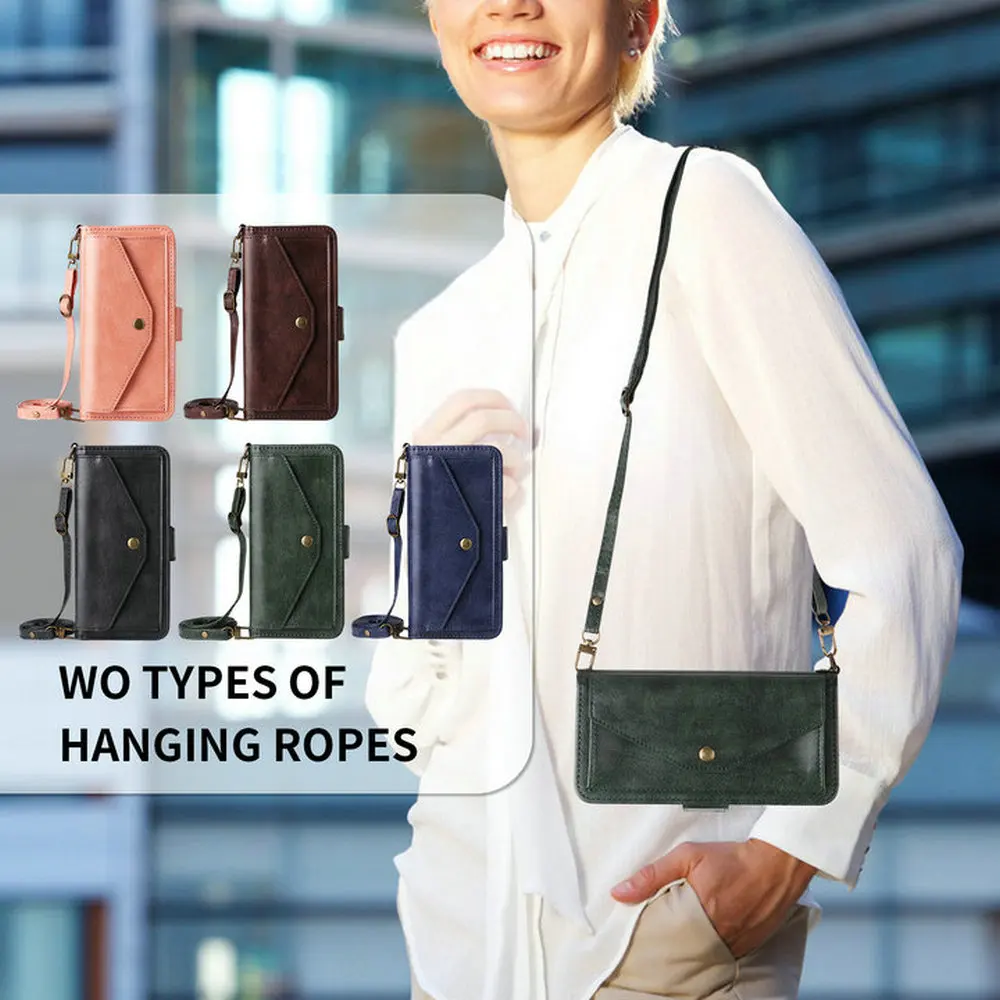 Para Fairphone 6 5G 2025 Funda cruzada con tapa de cuero 360 Funda protectora para FairPhone 6 Funda tipo billetera Fair Phone6 tarjetero Etui