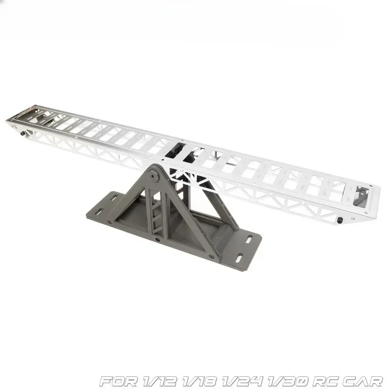 Aluminum Rc Seesaw Simulation Obstacle Prop For 1/12 1/18 1/24 1/30 Rc Crawler Desktop Off Road Course Accessory