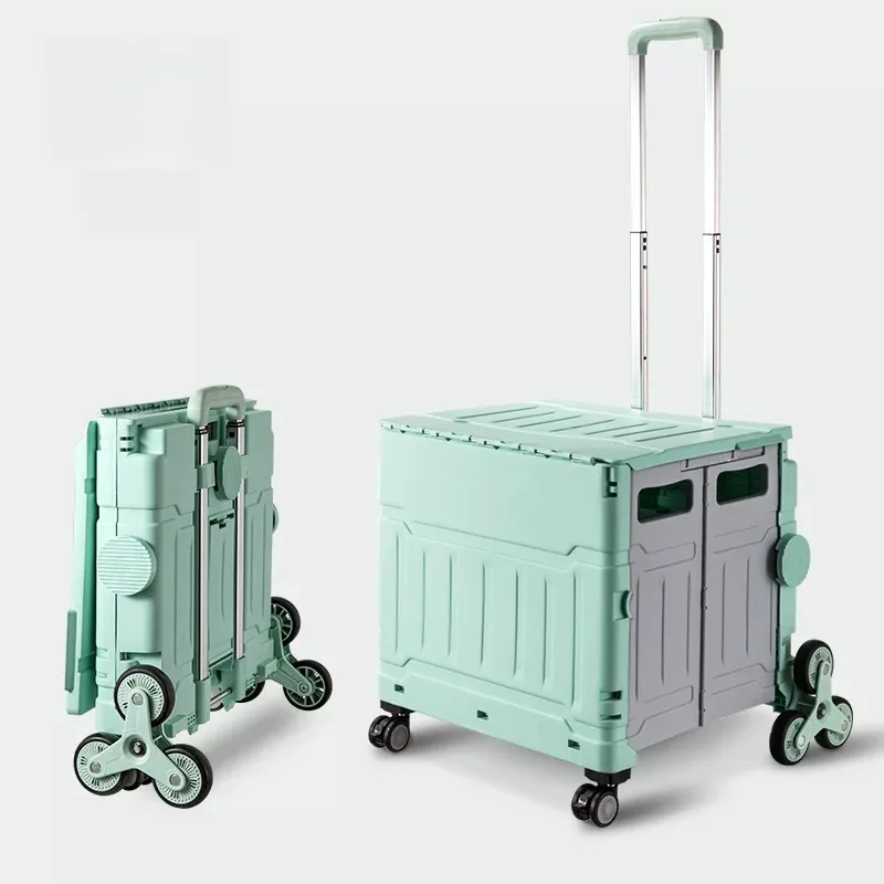 lightweight-shopping-cart-with-pull-rod-vegetable-buying-car-hand-pulling-small-pushcart-portable-storage-organizer
