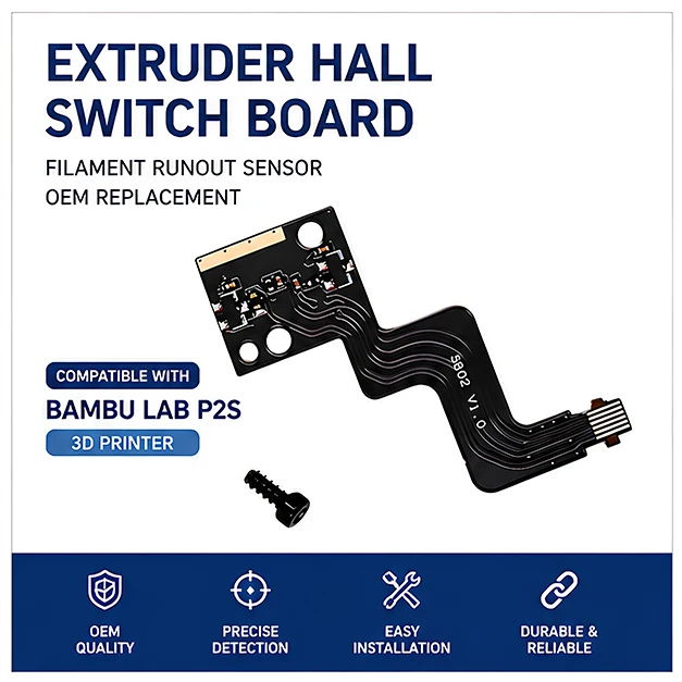 

Bambu Lab P2S 3D Printer Extruder Filament Sensor Kit Replacement Parts for Bambu P2S