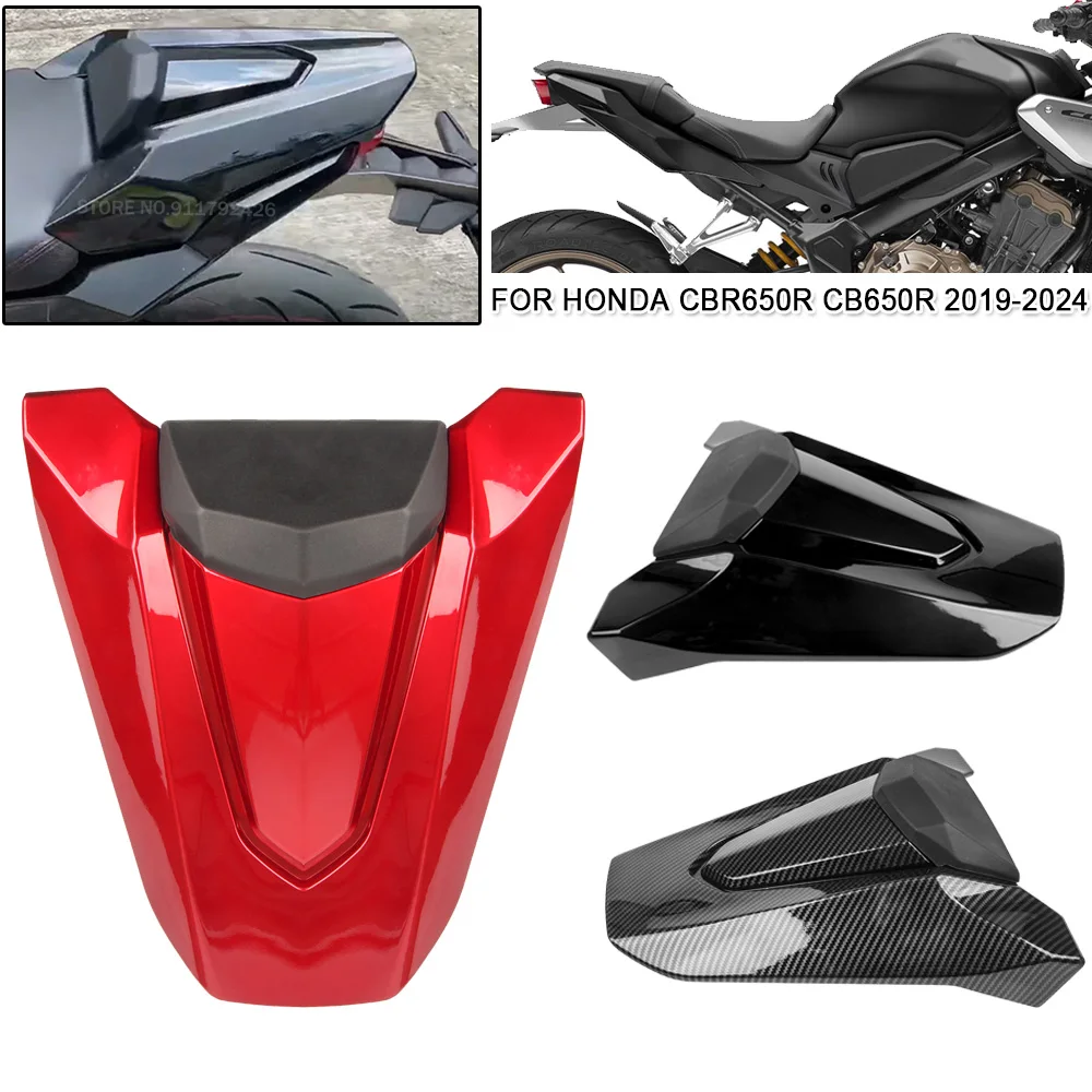 Motorcycle Rear Passenger Pillion Seat Fairing Cowl Back Cover For Honda CB650R CBR650R 2019 2020 2021 2022 2023 2024 CBR 650R