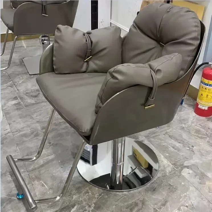 

Professional Luxury Swivel Barber Chair Vintage Shave Perm Barber Chair Hair Dyeing Barberia Muebles Beauty Furniture