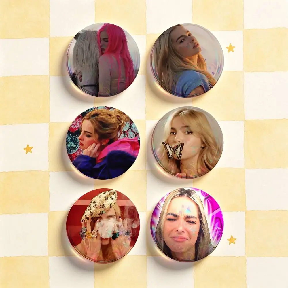 A-Addison R-Rae Badges 25 32 44 58 75 mm Round Customizable Wholesale Fan goods Self-made fan freebies