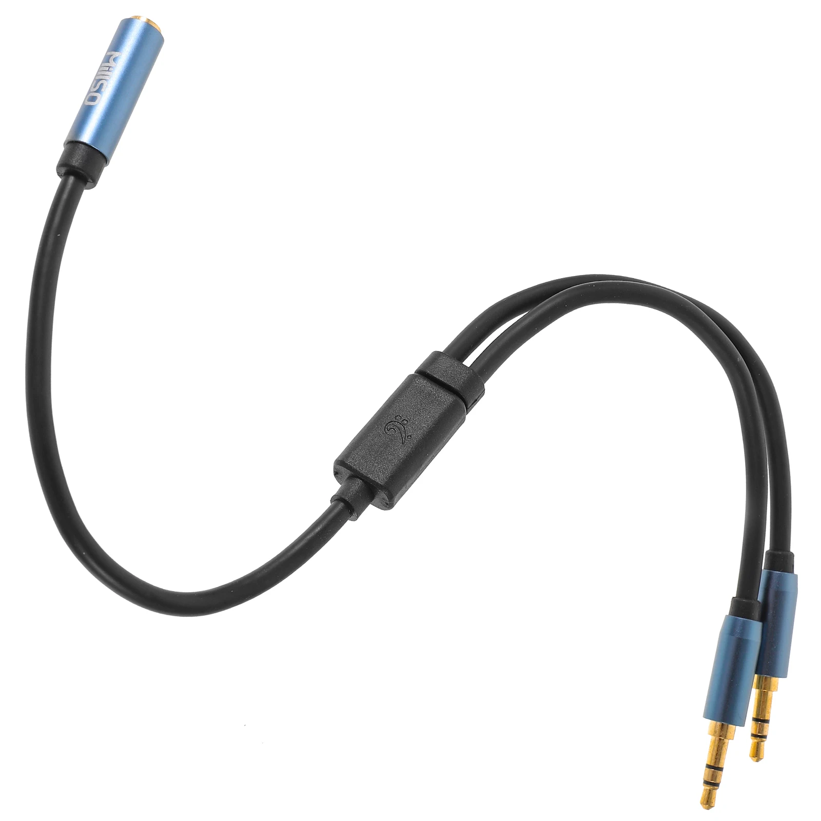 

1pc Headphone Cable Y Adapter For Headset Jack Earphone Mic Splitter Audio Converter Cord Dual Plug To Pc Stereo Port 3.5Mm