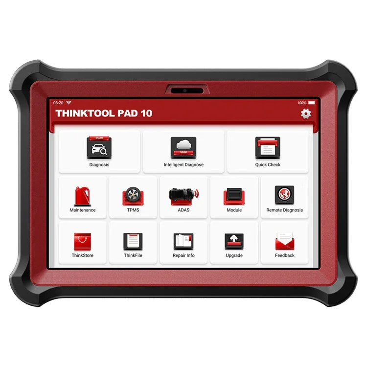 Thinktool Pad 10 Bidirectional Car Diagnostic Tool OBD2 Scanner TPMS Injector IMMO Key Coding Full System Diagnose Tool