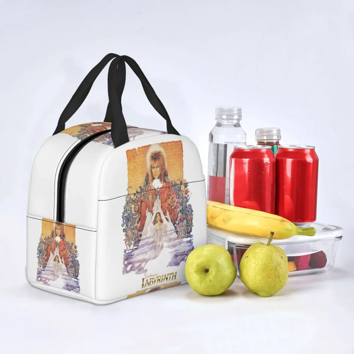 Sac à lunch Labyrinth Jareth The Goblin King pour femme, glacière étanche, boîte à bento isotherme thermique, travail, pique-nique, voyage, sacs alimentaires